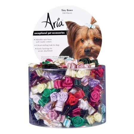 ARIA Aria DT159 99 Aria Tiny Bows with Rosettes Canister 100/Pcs DT159 99